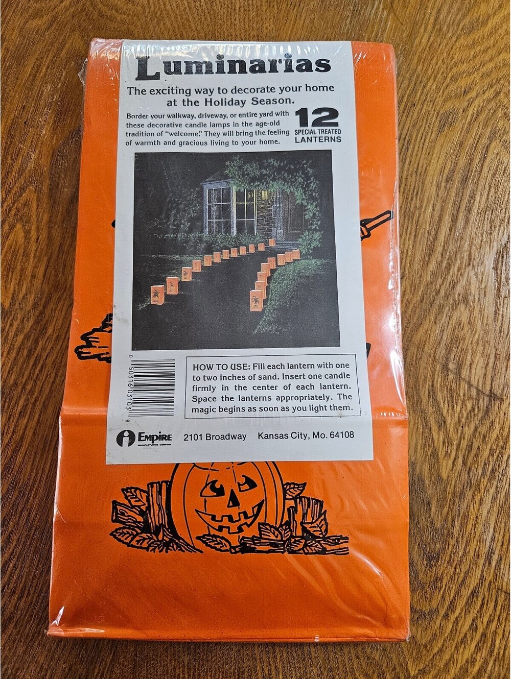 Vintage Empire Halloween Luminarias, Garland and Lanterns